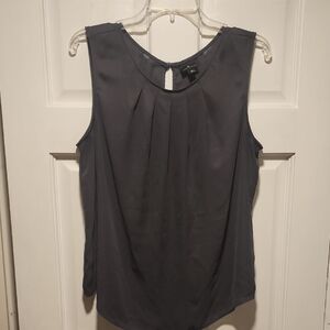 Worthington Charcoal Sleeveless Blouse